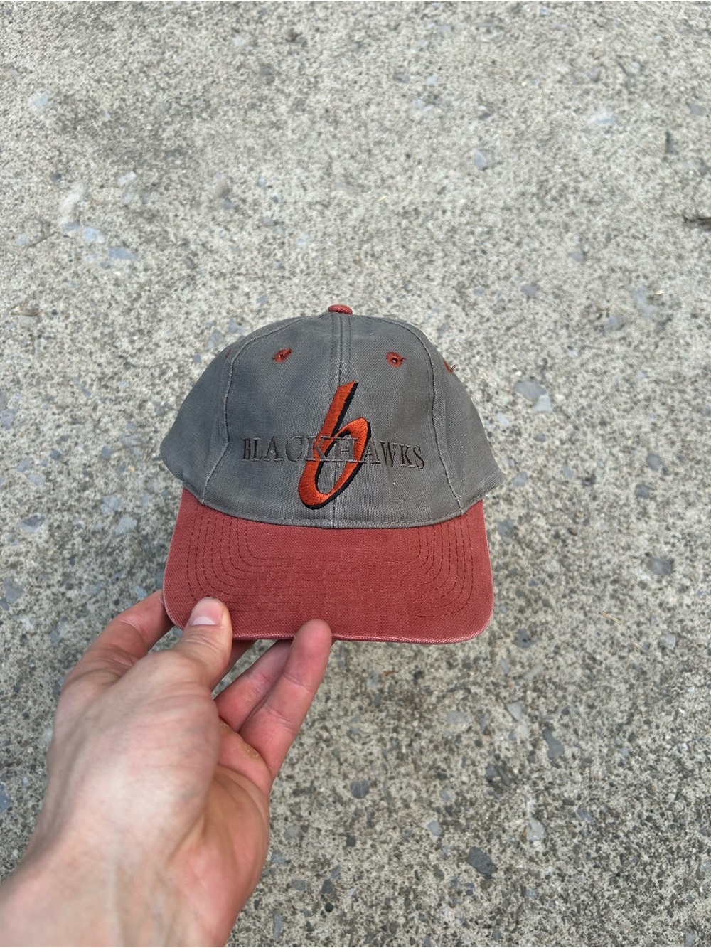 Vintage blackhawks Two-Tone Baseball Cap